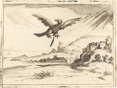 Orel ztrácí staré pírko, 1628. od Jacques Callot
