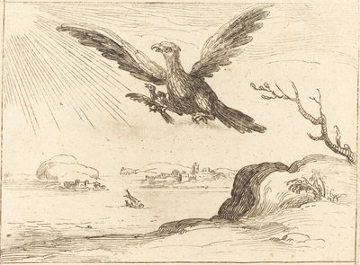 Orel a mladý. od Jacques Callot