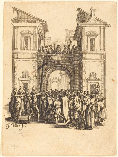 Hle, muž, c. 16241625. od Jacques Callot