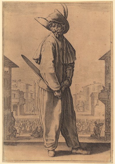 Ecce homo, list 5 ze série „Velké utrpení“ od Jacques Callot