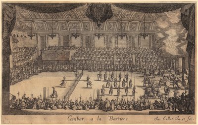 Příchod monseigneura Henryho de Lorraine, list 7 ze série „Turnaj“ od Jacques Callot