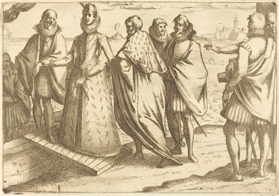 Nalodění v Janově od Jacques Callot