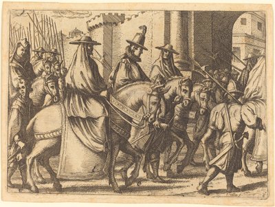 Vjezd do Ferrary od Jacques Callot
