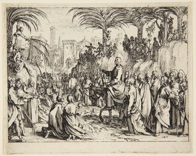 Vjezd do Jeruzaléma od Jacques Callot