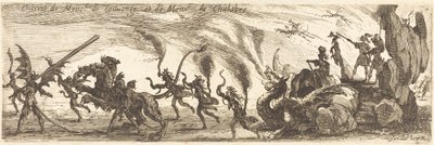 Vstup pana de Couvonge a pana de Chalabre [extra talíř] od Jacques Callot