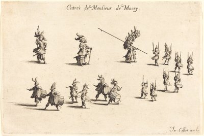 Vstup pana de Macey, 1627. od Jacques Callot