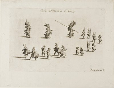 Vstup pana de Maceyho z filmu Boj u bariéry od Jacques Callot