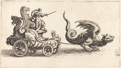 Vstup monseigneura Henryho de Lorraine, markýze de Moy, pod jménem Pirandre od Jacques Callot
