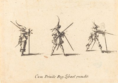 Střelba z muškety od Jacques Callot