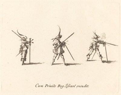 Střelba z muškety od Jacques Callot