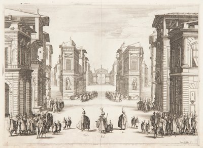 První Solimanův akt od Jacques Callot