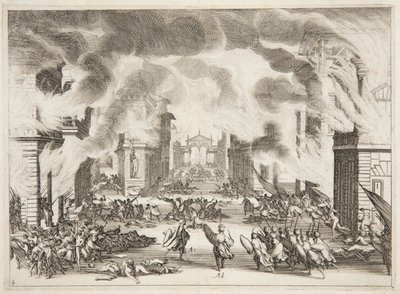 Čtvrté Solimanovo dějství od Jacques Callot