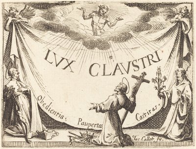 Frontispis pro "Světlo kláštera" od Jacques Callot