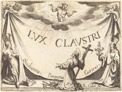 Frontispis pro "Světlo kláštera" od Jacques Callot