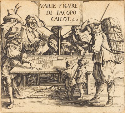 Frontispis pro Varie Figure, c. 1621. od Jacques Callot
