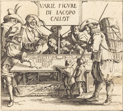 Frontispis pro Varie Figure, c. 1621. od Jacques Callot