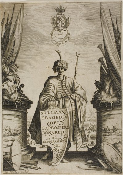 Frontispiece, od Solimano od Jacques Callot