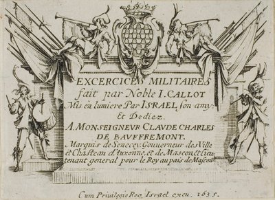 Frontispis, z The Military Exercises od Jacques Callot