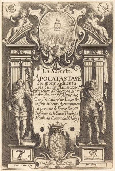 Frontispis svaté Apocatastase od Jacques Callot