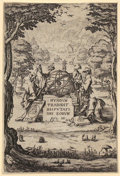 Frontispis k dílu „Sacra Cosmologia“ od Jacques Callot
