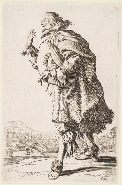 Gentleman Bowing, ze série „The Nobility of Lorraine“ od Jacques Callot