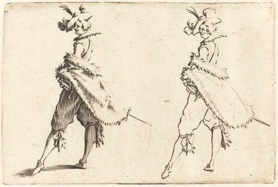 Gentleman Pohled ze strany od Jacques Callot