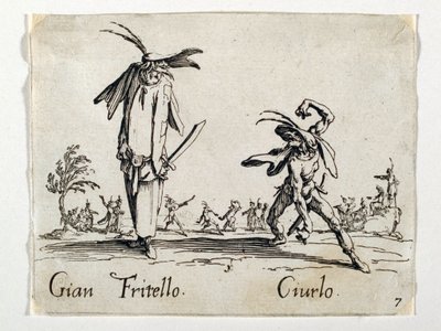 Gian Fritello a Ciurlo, postavy z komedie dell