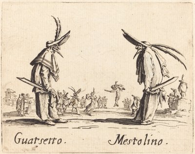 Guatsetto a Mestolino, c. 1622. od Jacques Callot