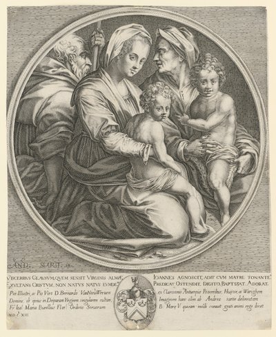 Svatá rodina od Jacques Callot