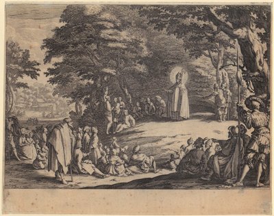 Svatý Amand od Jacques Callot