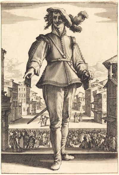 Kapitán nebo Milenec od Jacques Callot