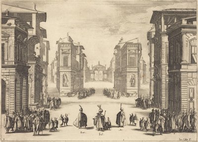 Solimano, 1. jednání od Jacques Callot