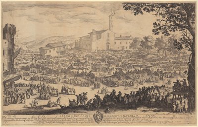 Jarmark v Imprunetě od Jacques Callot