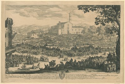 Jarmark v Imprunetě [florentská verze] od Jacques Callot