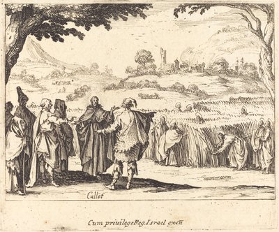Ježíš s farizeji, 1635. od Jacques Callot