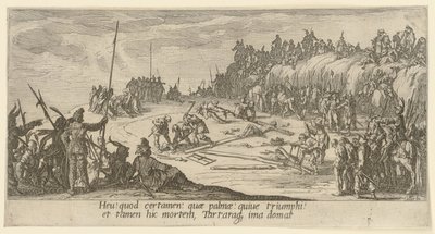 Ukřižování od Jacques Callot