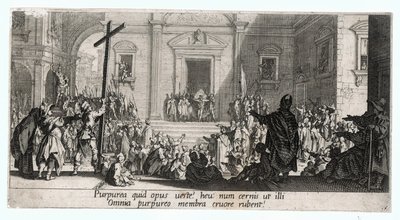 La Grande Passion, jedna ze 7 rytin ... (rytina) od Jacques Callot