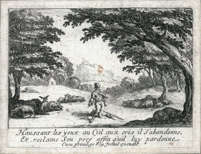 Život marnotratného syna ... (rytina) od Jacques Callot