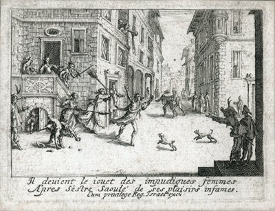 Život marnotratného syna ... (rytina) od Jacques Callot