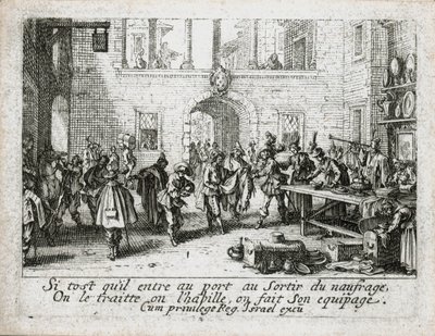 Život marnotratného syna ... (rytina) od Jacques Callot