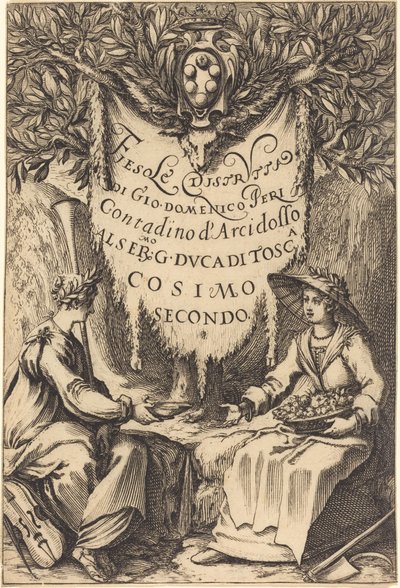Krásná zahradníka od Jacques Callot
