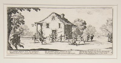 The Marauder, deska 4 ze série The Great Miseries of War od Jacques Callot
