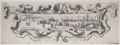 Vylodění vojsk. od Jacques Callot