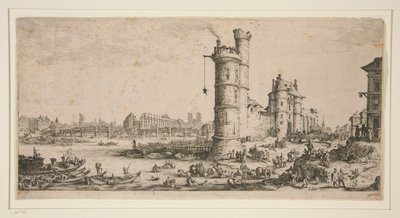 Pont Neuf, Paříž od Jacques Callot
