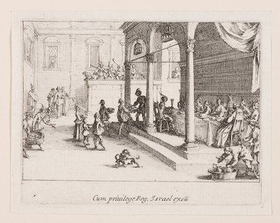 Le festin (Hlava), ze série La vie de l od Jacques Callot