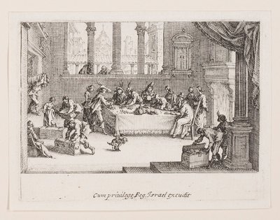 The Division of Goods (The Contribution of the Fortune), ze série La Vie de l od Jacques Callot