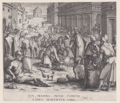 Měřitelé obilí od Jacques Callot