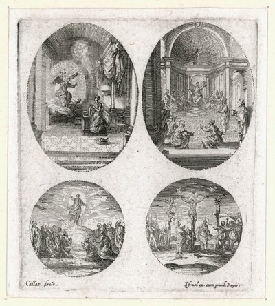 Zázraky umučení ... (rytina) od Jacques Callot