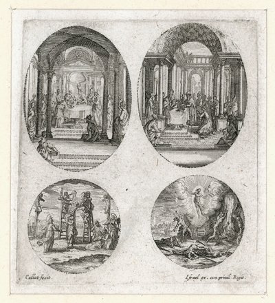 Zázraky umučení ... (rytina) od Jacques Callot