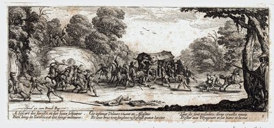 Bída a neštěstí války ... (rytina) od Jacques Callot
